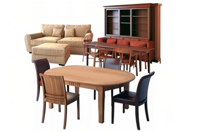 テーブルやソファや食器棚などの大型家具